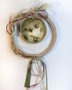 Ceramic pendant with olive branch design Pendants
