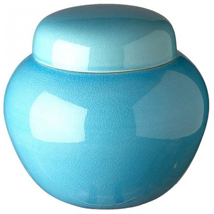 VASE CERAMIC BLUE ANTIQUE 20X16CM Vases – Bowls