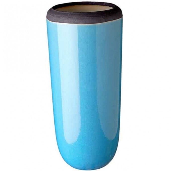 JACKET CERAMIC BLUE ANTIQUE 16X38CM Vases – Bowls