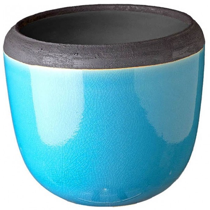 JACKET CERAMIC BLUE ANTIQUE 20X18CM Vases – Bowls