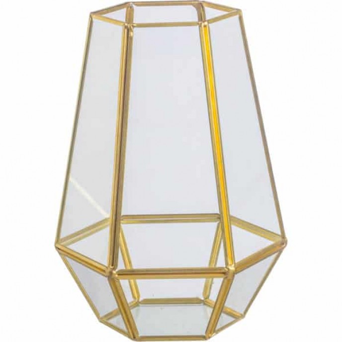 POLYGON GLASS BOX 13,5Χ19,5CΜ Glassware