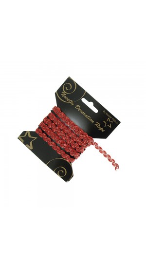  RED LACE RIBBON 3M