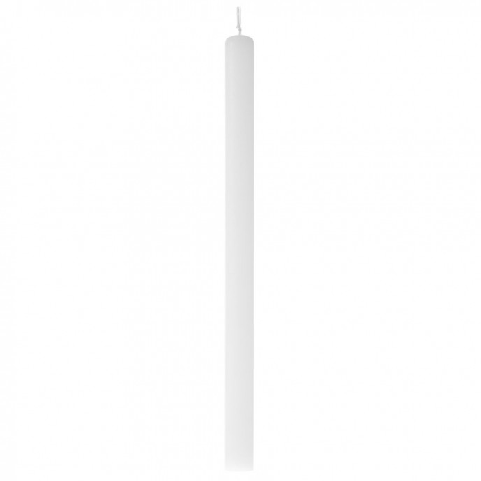  EASTER CANDLE SQUARE WHITE 