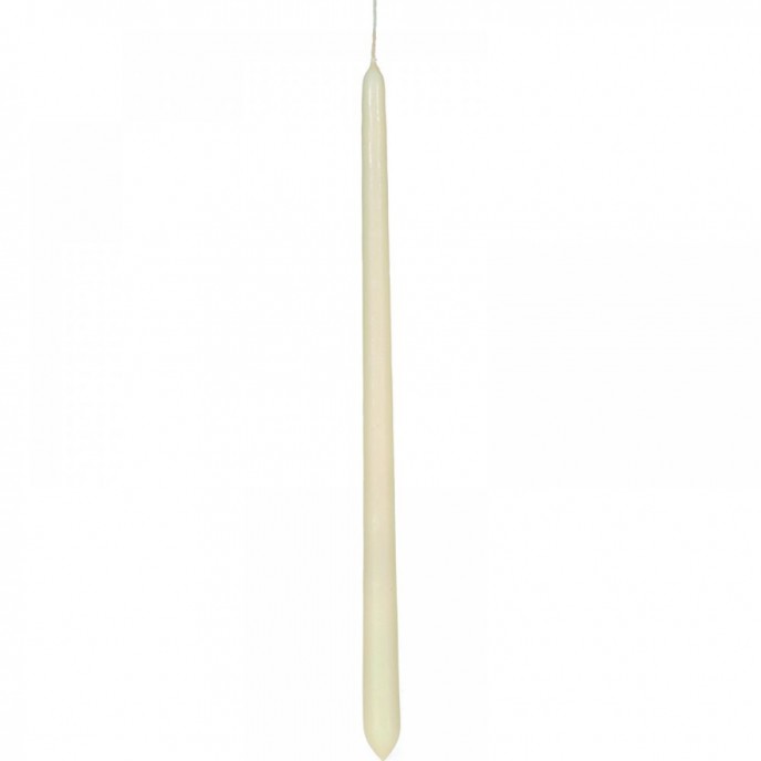  EASTER CANDLE CREM 40CM GLOSS 