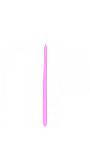  EASTER CANDLE PINK 40cm GLOSSY