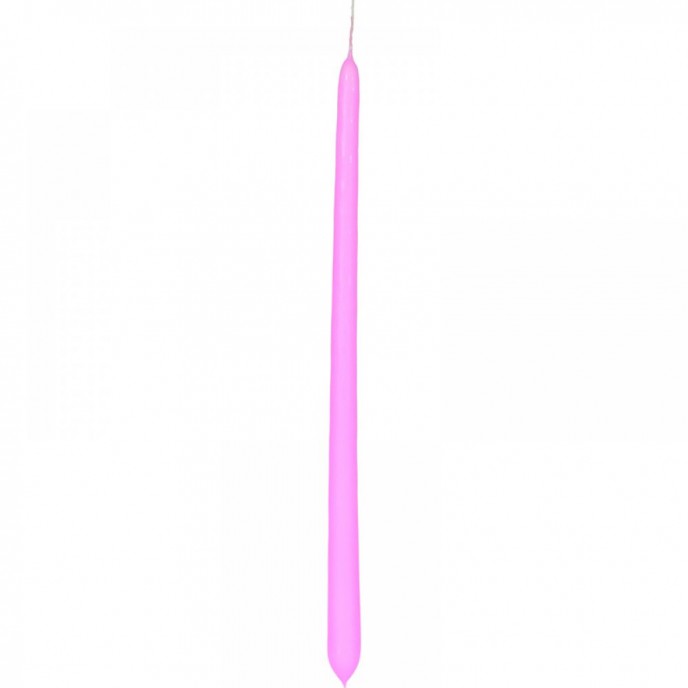  EASTER CANDLE PINK 40cm GLOSSY 