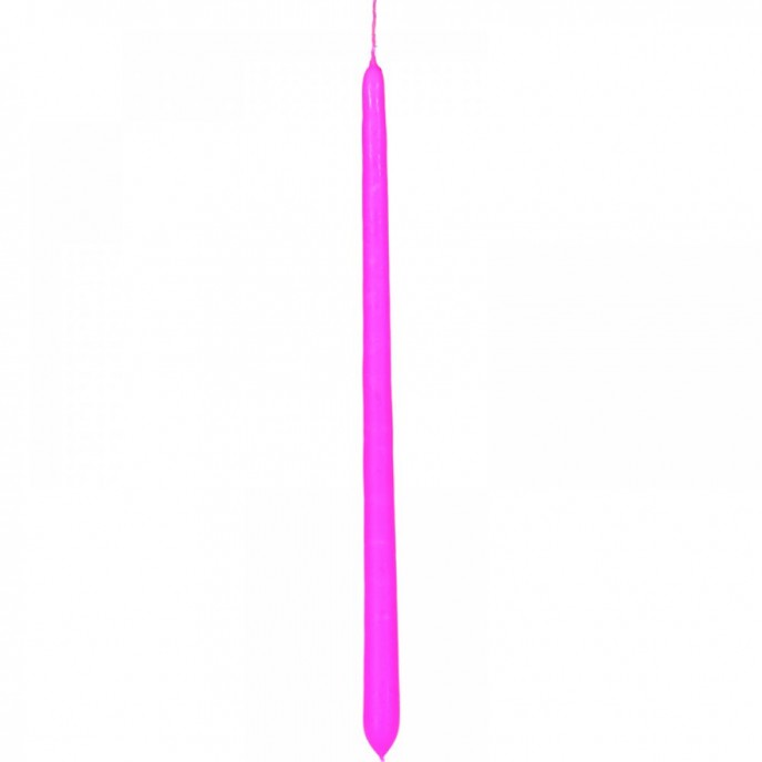  EASTER CANDLE FUSCHIA 40cm GLOSSY 