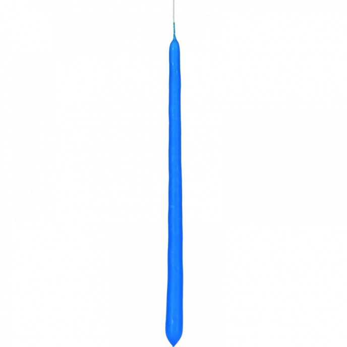  EASTER CANDLE 40cm BLUE GLOSSY 