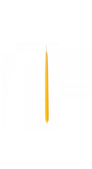  EASTER CANDLE YELLOW 35cm GLOSSY