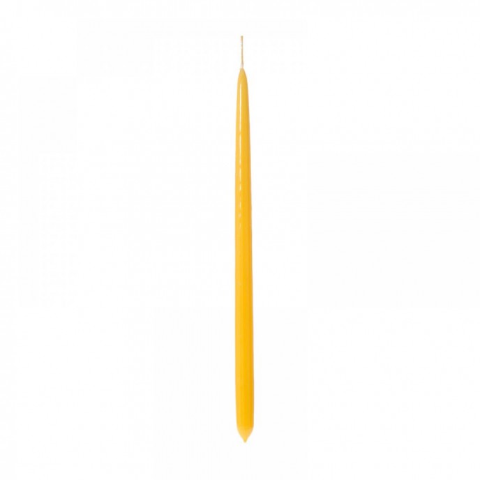  EASTER CANDLE YELLOW 35cm GLOSSY 