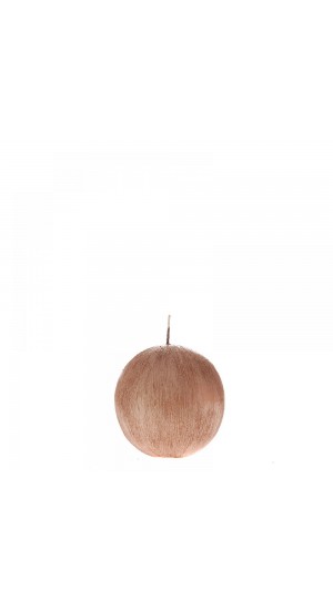  COOPER SCRATCHED SPHERE CANDLE 8CM
