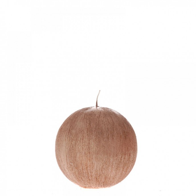  COOPER SCRATCHED SPHERE CANDLE 10CM 