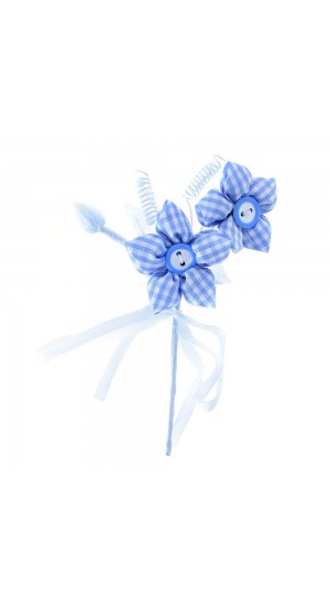  ARTIFICIAL BLUE FLOWER SMALL BUNCH 12CM