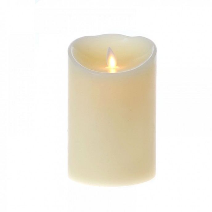  LED BATTERY CANDLE MOVING FLAME 10X15CM 