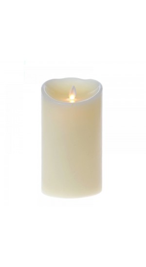  LED BATTERY CANDLE MOVING FLAME 10X18CM