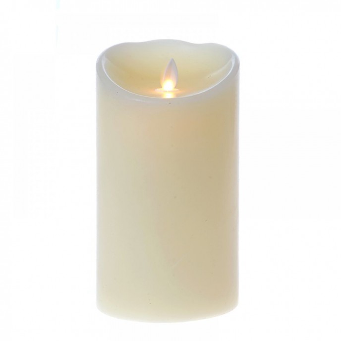  LED BATTERY CANDLE MOVING FLAME 10X18CM 