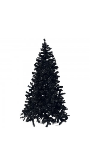  CHRISTMAS TREE BLACK ELEGANT 210CM