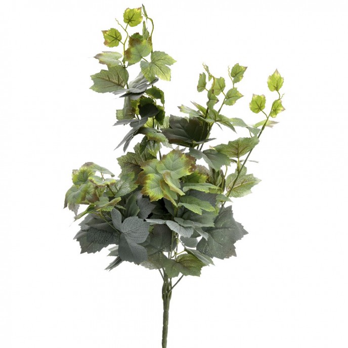  ARTIFICIAL GRAPE LEAF HANGING BUSH 60CM WITH 120 LEAVES 