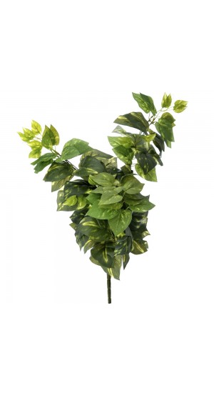  ARTIFICIAL POTHOS LEAF HANGING BUNCH 80CM WITH 12O LEAVES