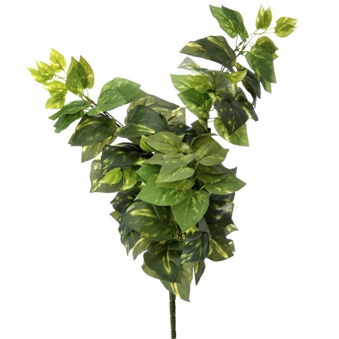  ARTIFICIAL POTHOS LEAF HANGING BUNCH 80CM WITH 12O LEAVES 