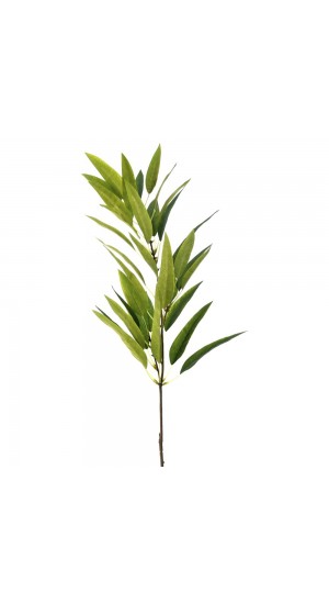  ARTIFICIAL GREEN BAMBOO LEAVES STEM 96CM