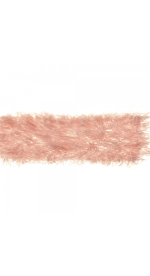  XMAS ROLL FEATHER FUR 30CM X 1,80M PINK