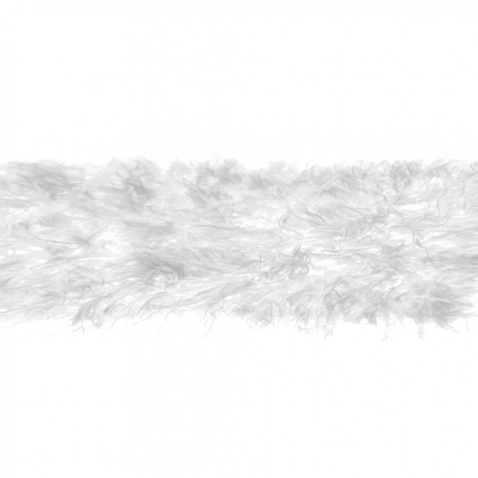  XMAS ROLL FEATHER FUR 48CM X 2,20M WHIT 