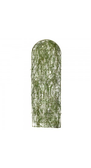  METAL FENCE WITH GREEN MOSS 50X150CM