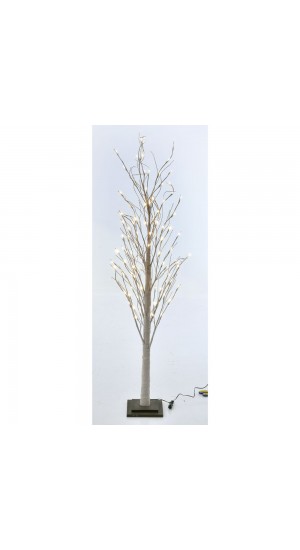  PINK BIRTCH TREE 160CM WITH 111 LED LIGHTS