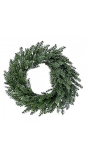  CHRISTMAS WREATH 60CM WITH REAL LOOK PLASTIC FIR BRANCHES 234TIPS