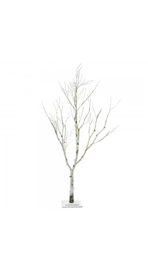  BIRCH TREE 160CM WITH 450 WHITE LED LIGHTS