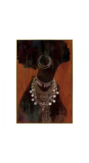  GOLD FRAMED WOMAN OIL PAINTING PRINT 82X122CM