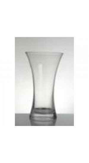  CLEAR GLASS VASE 14X30CM