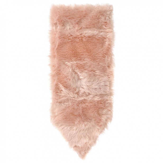  PINK FAUX FUR TABLE RUNNER 45X200CM 