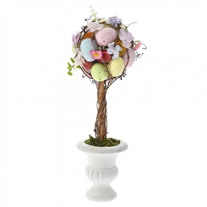  EASTER ARTIFICIAL EGG TREE 14x40CM 