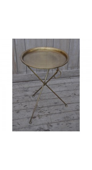  TABLE FROM BRASS 48x48x65CM