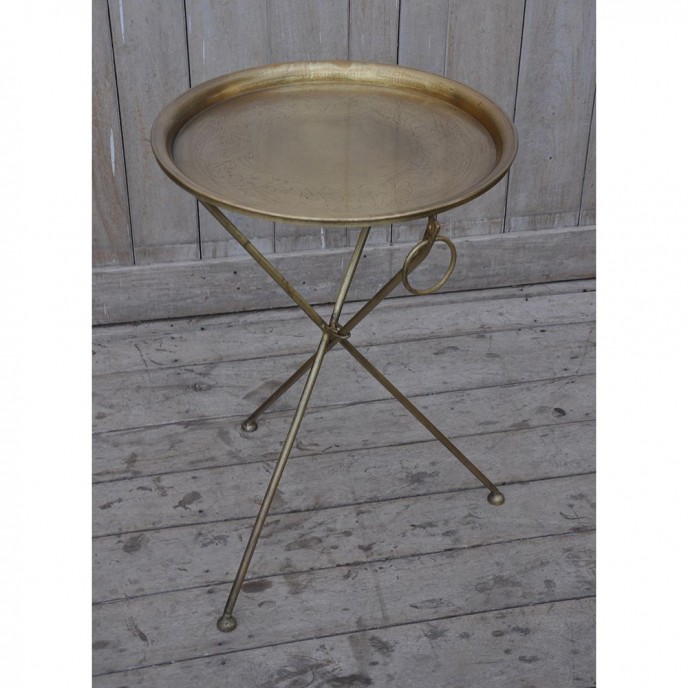  TABLE FROM BRASS 48x48x65CM
