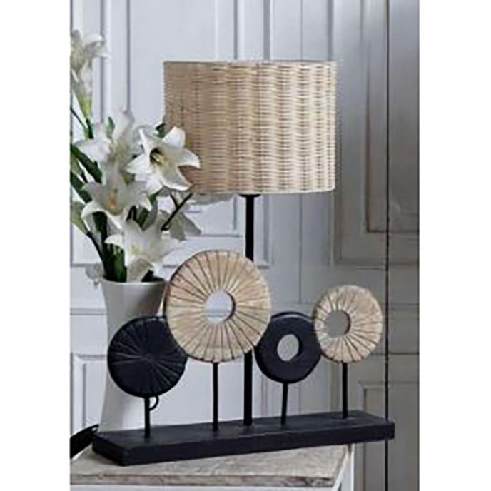  DECO TABLE LAMP WITH SHADE 46x13x60CM (WITH SHADE)