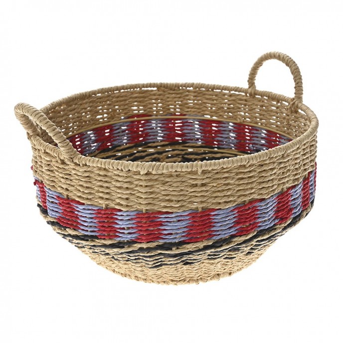  ETHNIC STYLE WILLOW BASKET D36x17CM 