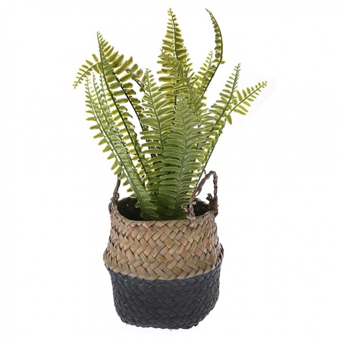  ARTIFICIAL PLANT IN WLLOW BASKET 34 CM 