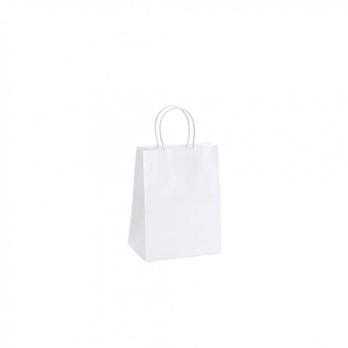  WHITE PAPER BAG 25x33x12CM 