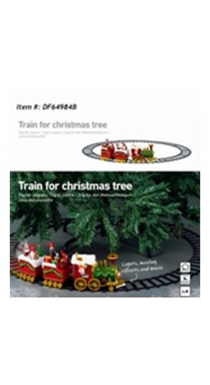  CHRISTMAS ANIMATED TRAIN WITH RAILS WITH SOUNDS AND MOVEMENT DIAM 136CM
