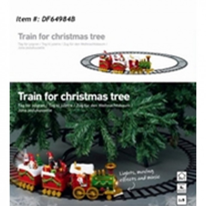  CHRISTMAS ANIMATED TRAIN WITH RAILS WITH SOUNDS AND MOVEMENT DIAM 136CM 