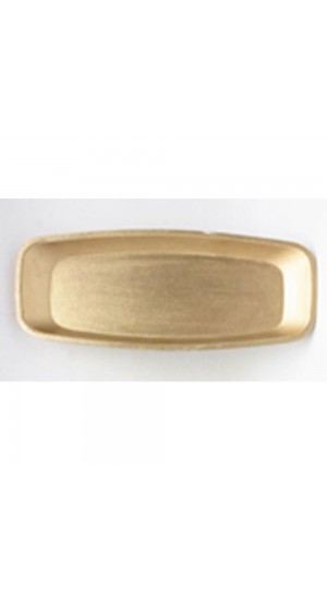  GOLD MDF RECTANGLE TRAY 28X11CM