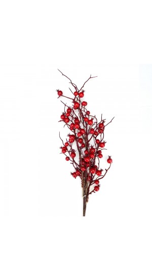  RED BERRY AND POMEGRANATE SPRAY 70CM