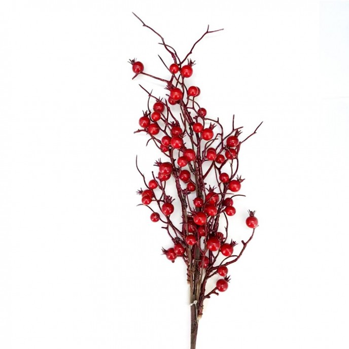  RED BERRY AND POMEGRANATE SPRAY 73CM 