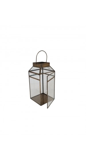 Brown lantern.33cm.