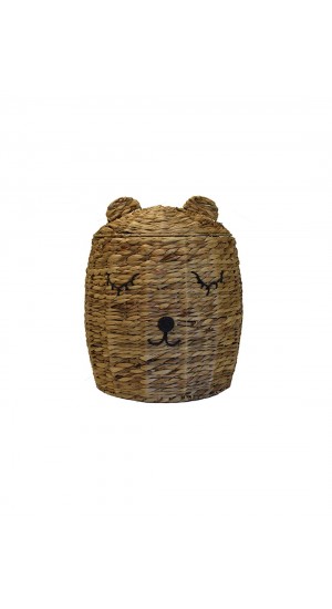 Wicker basket with lid for children 31X40