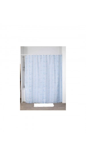 Κουρτίνα μπάνιου 100% polyester OCEANE 180X200